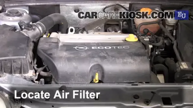 2004 Opel Signum Sport 2.0L 4 Cyl. Turbo Filtre à air (moteur) Changement